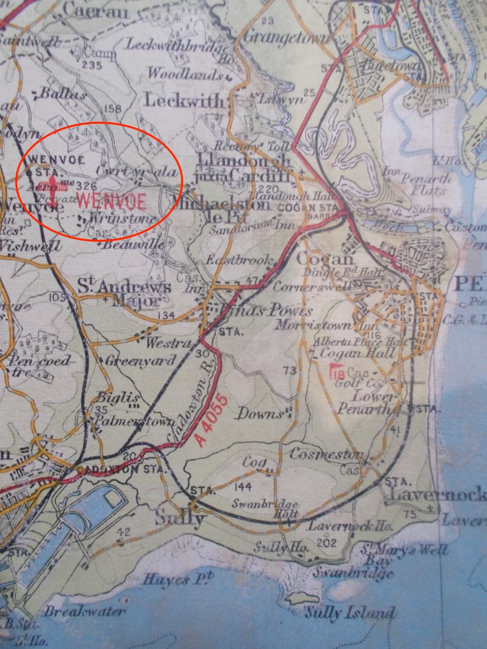 Dinas Powys Patrol OB Location 